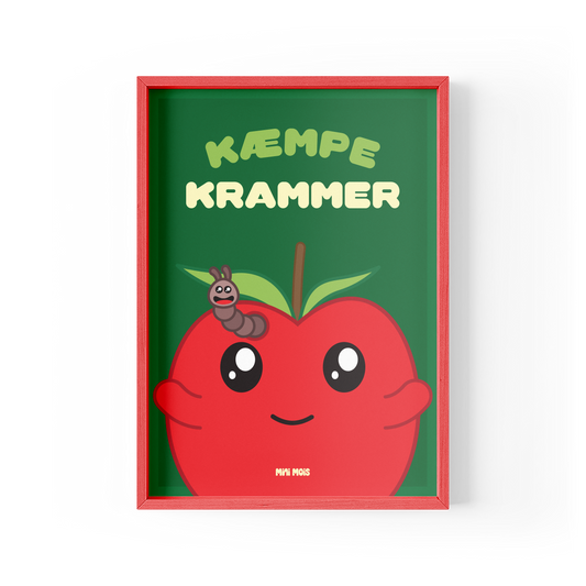 Æble Krammer Plakat