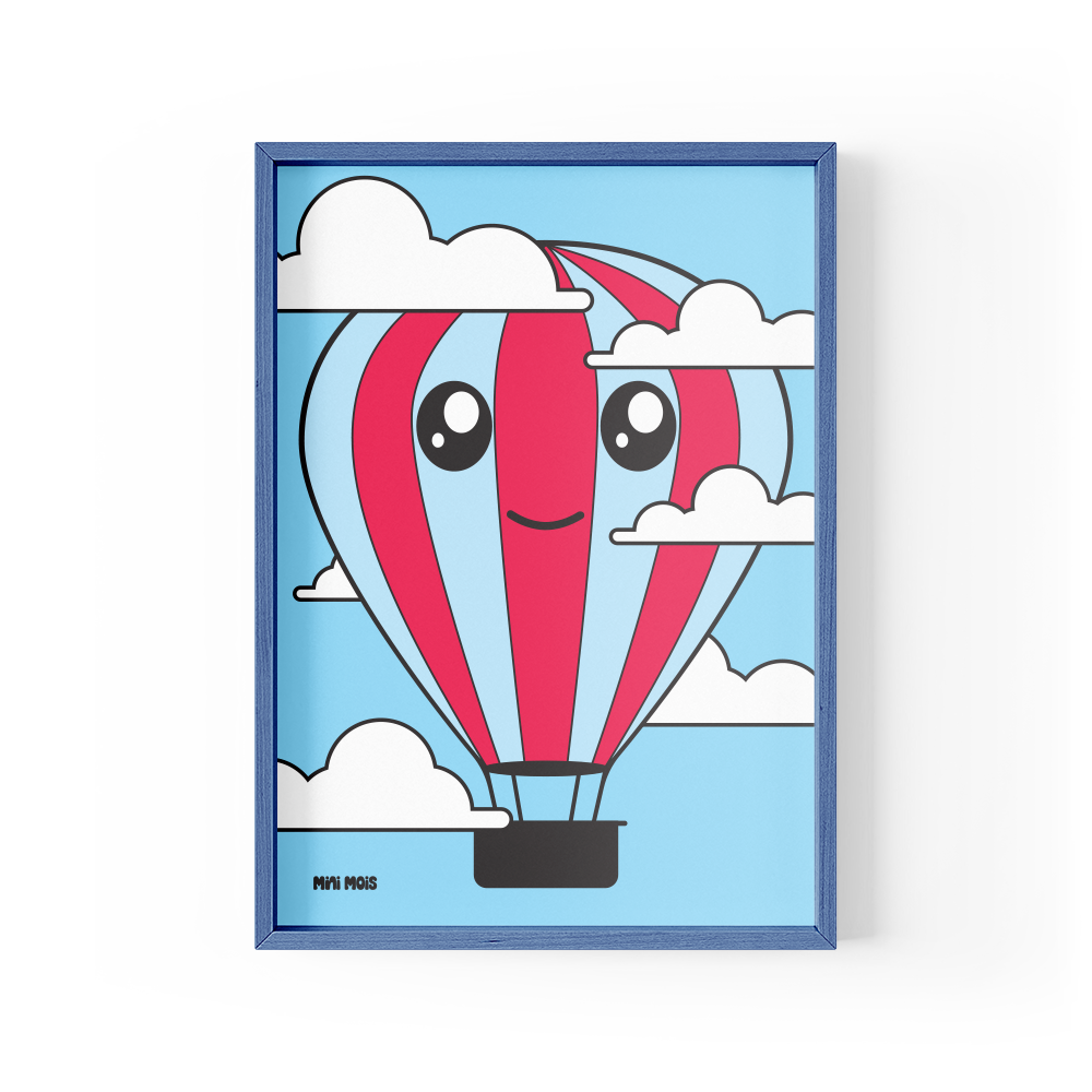 Luftballon Plakat